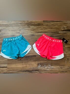 Under Armour Women's Play Up Shorts, 2 Pair, Size XS